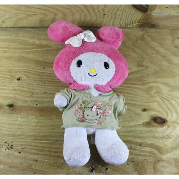 My Melody Build a Bear 2010 Hello Kitty Limited Edition 18" Plush Cat White Pink - Picture 4 of 8